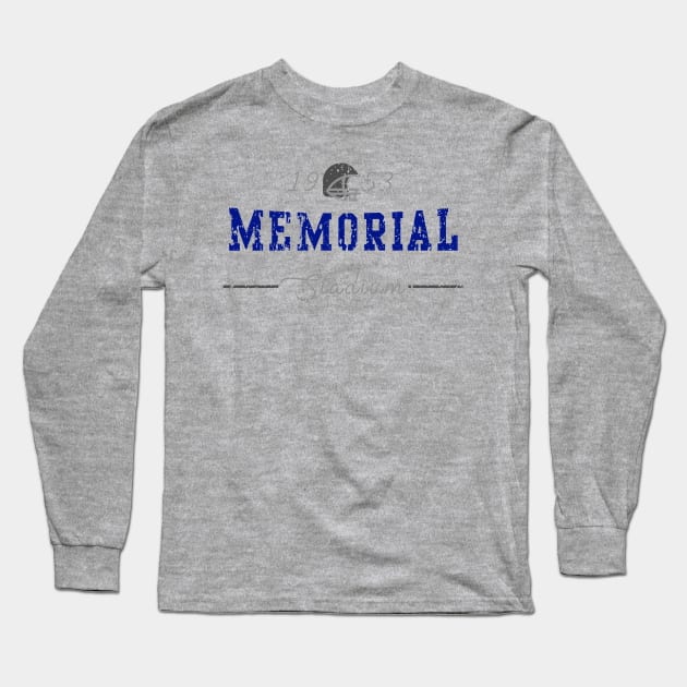 Memorial Stadium Long Sleeve T-Shirt by HomePlateCreative